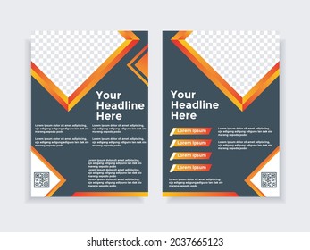 business flyer design. advert brochure. banner promotion