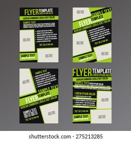 Business Flyer Design, Brochure Cover Template.