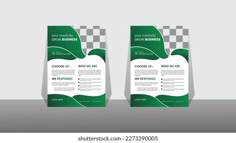 Business flyer design card poster banner roll up broacher vector modern .
