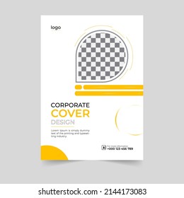 Business Flyer Design Corporate Flyer Template Geometric Shape Poster Design Brochure Gradient Abstract Magazine Background Space For Photo In A5 Size