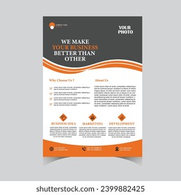 Business Flyer Design ,Corporate Flyer ,vector