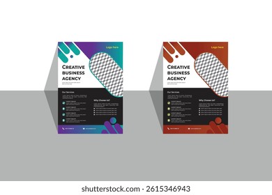 Business flyer design Eps files