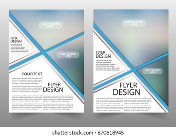 Business flyer design layout  template. Can be used for publishing, print and presentation. Vector. Eps 10