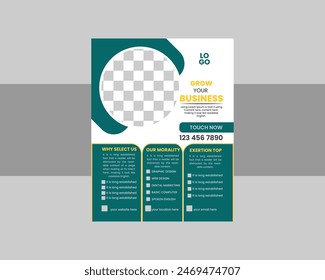 Business Flyer Design, Marketing Agency Flyer Template | EPS Free Download 