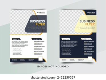 In: Business Flyer Design. Moderne Business Flyer Design Vektor-Vorlage.