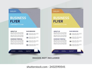 In: Business Flyer Design. Moderne Business Flyer Design Vektor-Vorlage
