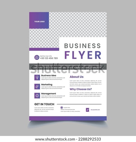 Business Flyer Design and Business Profile Template