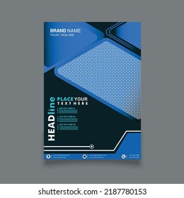 Business flyer design template .