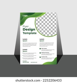 Business flyer design template in A4 size. Modern Brochure template cover design, Brochure design template vector. Flyers report business magazine poster minimal portfolio. Flyer design.