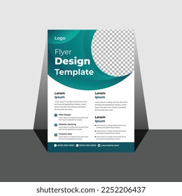 Business flyer design template in A4 size. Modern Brochure template cover design, Brochure design template vector. Flyers report business magazine poster minimal portfolio. Flyer design.