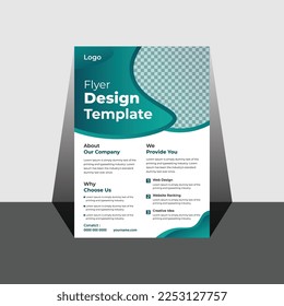 Business flyer design template in A4 size. Modern Brochure template cover design, Brochure design template vector. Flyers report business magazine poster minimal portfolio. Flyer design.