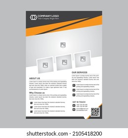 Business Flyer Design Template Vector EPS File Print Ready