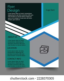 Design-Vorlage für Geschäftsflyer 