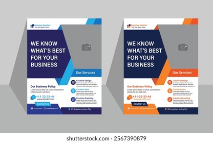 Business Flyer Design Templates. Corporate Flyer Design Ideas.