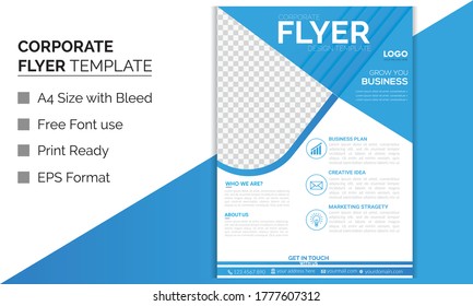 Business Flyer Design Vector Template 