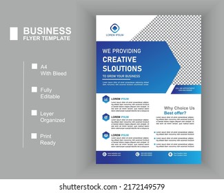 Business Flyer design vector template