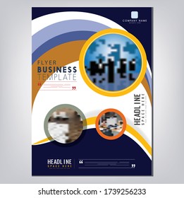 diseño de folleto de negocios Plantillas de vectores