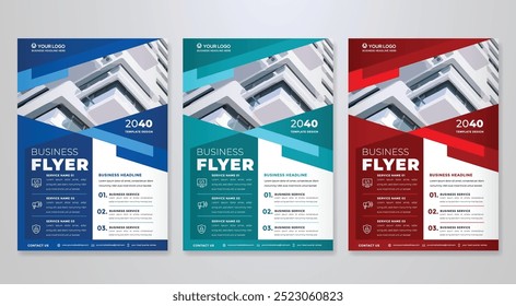 Plantilla de Vector editable con diseño de página A4 Estilo moderno
