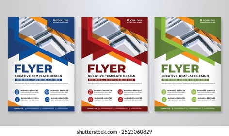 Plantilla de Vector editable con diseño de página A4 Estilo moderno