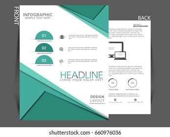 Business flyer , Business info-graphic , Business sale flyer . 