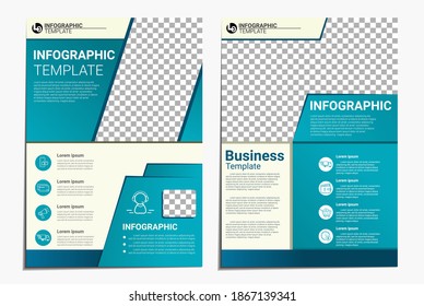 folleto de presentación de la plantilla de presentación de diseño de folleto de negocios