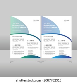 Business flyer layout template in A4 size. Can be adapt to Brochure, Annual Report, Magazine, Poster, Business Presentation, Portfolio, Flyer, Banner, Website.
