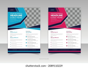 Layoutvorlage für Geschäftsflyer in A4-Größe. Modern Broschüren Titeldesign, Vektorgrafik Jahresbericht, Magazin, Poster, Corporate Presentation, Portfolio, Flyer, Markt
