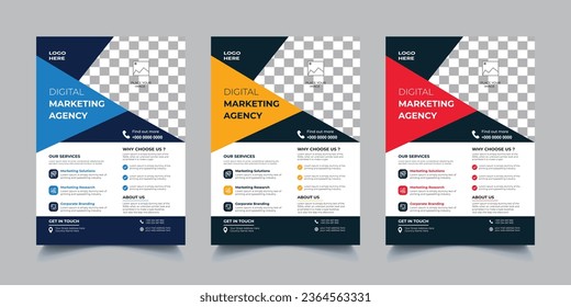 Business Flyer, Modern Flyer  Corporate Flyer Template, 

