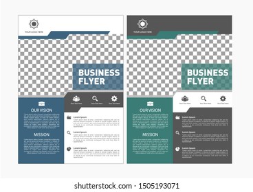 business flyer modern template premium 