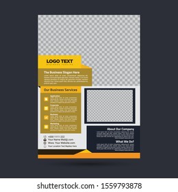 Business flyer modern template.Vector Brochure Design Layout Template.