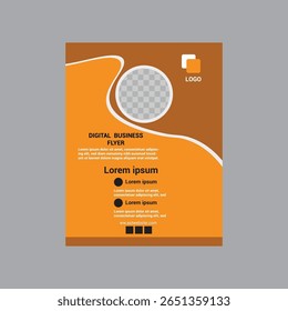 Folleto de negocios Diseño de Plantilla simple  
