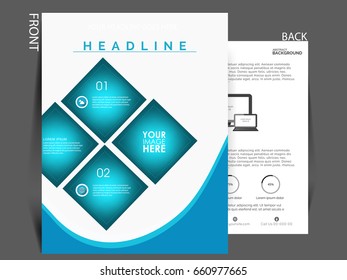 Business flyer template 