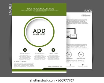 Business flyer template 