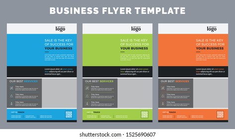 Business Flyer Template for any type of professional use