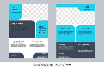 Business flyer template for branding and promotion. A4 size flyer design.