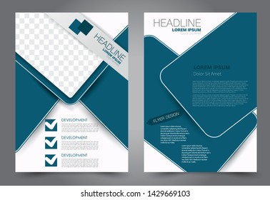 Business Trifold Brochure Design Template Design Stock Vector (Royalty ...