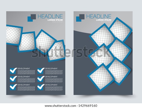 Business Flyer Template Brochure Design Background Stock Vector Royalty Free