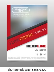 Business flyer template, can be use for publishing, print and presentation. Vector. Eps 10