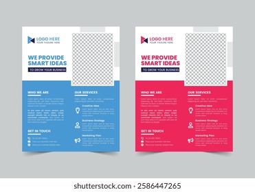 Business Flyer Template | CMYK | US Letter | Print Ready | 0.125 Bleed
