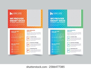 Business Flyer Template | CMYK | US Letter | Print Ready | 0.125 Bleed

