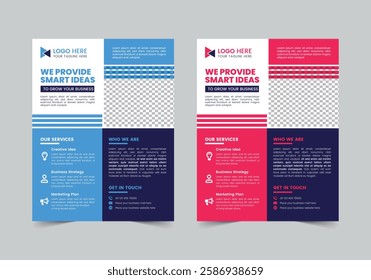  Business Flyer Template | CMYK | US Letter | Print Ready | 0.125 Bleed

