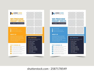 Business Flyer Template | CMYK | US Letter | Print Ready | 0.125 Bleed
