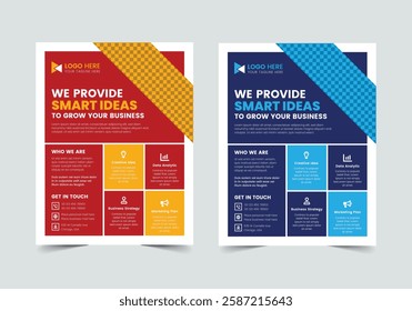 Business Flyer Template | CMYK | US Letter | Print Ready | 0.125 Bleed