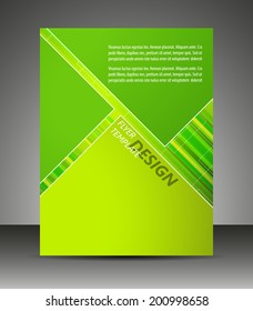 Business flyer template or corporate banner, brochure/design for print, publishing or presentation with place for your content 
