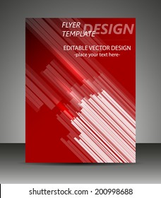 Business flyer template or corporate banner, brochure/design for print, publishing or presentation with place for your content 