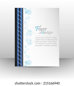 Business flyer template or corporate banner, cover design, brochure, workbook/design with place for your content