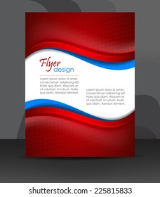 Business flyer template, corporate banner, brochure or cover design/can be used for print, presentation or publishing, design with place for your content or creative editing.