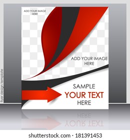 Business flyer template or corporate banner/design for print, presentation or publishing