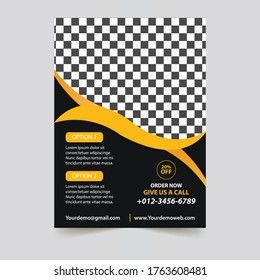 Business flyer template design or flyer design