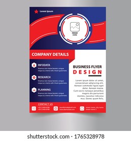 business flyer template design or flyer design